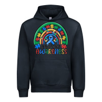 Navy autism awareness rainbow Urban Hoodie - MaliasSmallBusiness