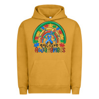 Pigment Peanut Butter autism awareness rainbow Urban Hoodie - MaliasSmallBusiness