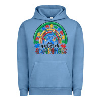 Pigment Pebble Blue autism awareness rainbow Urban Hoodie - MaliasSmallBusiness