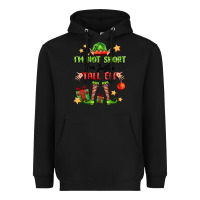 Black im not  im just a tall elf Heavyweight Hoodie - FaDigitalArtStudio