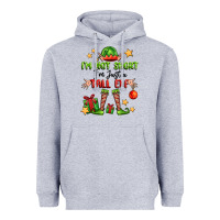 Heather Grey im not  im just a tall elf Heavyweight Hoodie - FaDigitalArtStudio