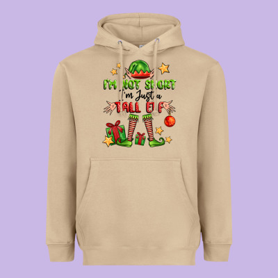 Im Not  Im Just A Tall Elf Heavyweight Hoodie Designed By Fadigitalartstudio