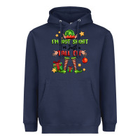 Navy im not  im just a tall elf Heavyweight Hoodie - FaDigitalArtStudio