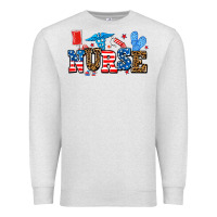 Oatmeal Heather usa nurse Premium Sweatshirt - AdoDesignShop