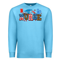 Ocean Blue usa nurse Premium Sweatshirt - AdoDesignShop