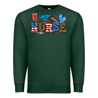 Sports Green usa nurse Premium Sweatshirt - AdoDesignShop