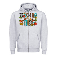 Heather Grey teaching my Zipper Hoodie - texasbilliewilder