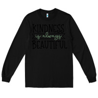 Black kindness Long Sleeve Tee - Unal Design