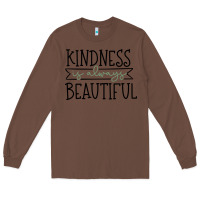 Chestnut kindness Long Sleeve Tee - Unal Design