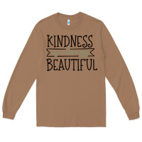 Toasted Coconut kindness Long Sleeve Tee - Unal Design