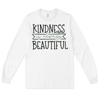White kindness Long Sleeve Tee - Unal Design