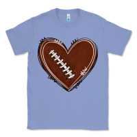 Colony Blue american football heart Classic Tee - texasbilliewilder