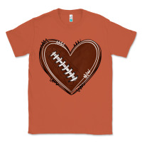 Copper american football heart Classic Tee - texasbilliewilder