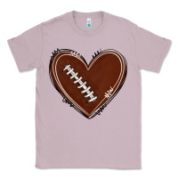 Lilac american football heart Classic Tee - texasbilliewilder