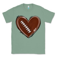 Sage american football heart Classic Tee - texasbilliewilder