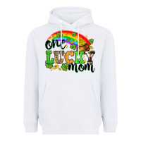 White One lucky mom St. Patricks Day Heavyweight Hoodie - Neo Western