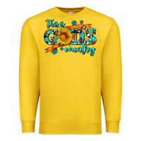 Lemon this is gods country sunflower Premium Sweatshirt - AdoDesignShop