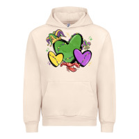 Sandshell mardi gras hearts Urban Hoodie - MaliasSmallBusiness