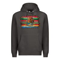 Smoke serape leopard mexican flag Premium Hoodie - Jasminsmagicworld