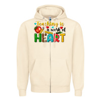 Sandshell teaching is a work of heart tbw Zipper Hoodie - texasbilliewilder