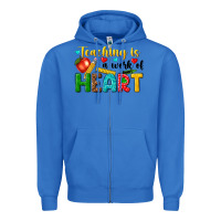 True Royal teaching is a work of heart tbw Zipper Hoodie - texasbilliewilder