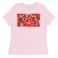 Bubblegum Pink watermelon strawberry cowhide cup Ladies Tee - BarkalooDesign