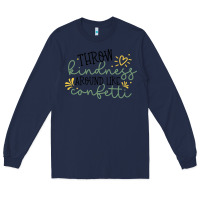 Navy kindness Long Sleeve Tee - Unal Design