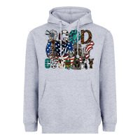 Heather Grey god bless the country Heavyweight Hoodie - SublimationCraftShop