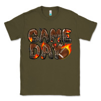 Army Green game day football leopard Classic Tee - Zillion Design Studio