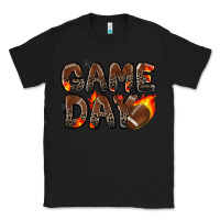 Black game day football leopard Classic Tee - Zillion Design Studio