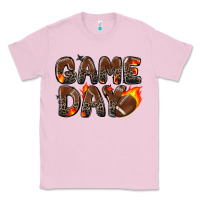 Bubblegum Pink game day football leopard Classic Tee - Zillion Design Studio