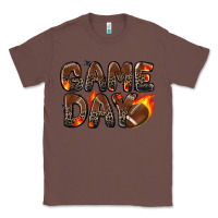 Chestnut game day football leopard Classic Tee - Zillion Design Studio