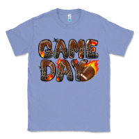 Colony Blue game day football leopard Classic Tee - Zillion Design Studio