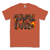 Copper game day football leopard Classic Tee - Zillion Design Studio