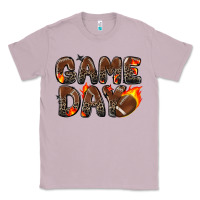 Lilac game day football leopard Classic Tee - Zillion Design Studio
