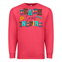 Cardinal teach love inspire Premium Sweatshirt - AdoDesignShop