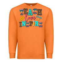 Carrot teach love inspire Premium Sweatshirt - AdoDesignShop