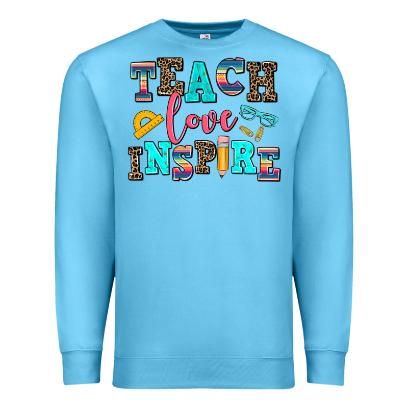 Teach Love Inspire Premium Sweatshirt by AdoDesignShop | Teevron