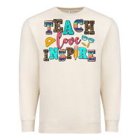 Sandshell teach love inspire Premium Sweatshirt - AdoDesignShop