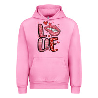Fuchsia Pink western love lips Urban Hoodie - MaliasSmallBusiness