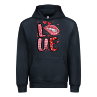 Navy western love lips Urban Hoodie - MaliasSmallBusiness