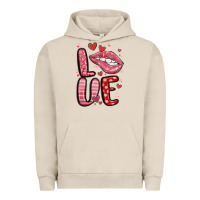 Pigment French Oak western love lips Urban Hoodie - MaliasSmallBusiness