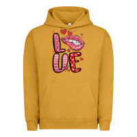 Pigment Peanut Butter western love lips Urban Hoodie - MaliasSmallBusiness