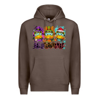 Coffee Happy Hallothanksmas school bus Premium Hoodie - NancyCooperArtShop