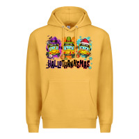 Happy Hallothanksmas School Bus Premium Hoodie | Teevron
