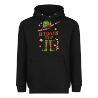 Black im the badass elf Heavyweight Hoodie - FaDigitalArtStudio