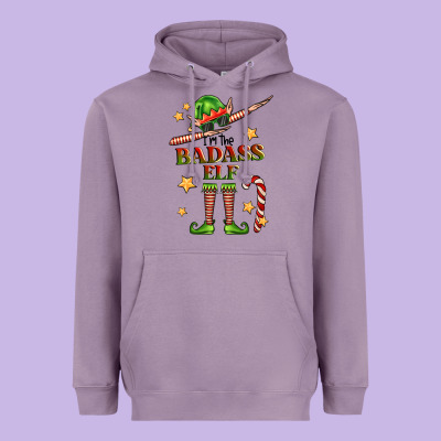 Im The Badass Elf Heavyweight Hoodie Designed By Fadigitalartstudio
