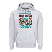 Heather Grey i m not a hot mess i m a spicy disaster Zipper Hoodie - Zillion Design Studio