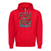 Red i m not a hot mess i m a spicy disaster Zipper Hoodie - Zillion Design Studio