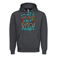 Smoke i m not a hot mess i m a spicy disaster Zipper Hoodie - Zillion Design Studio